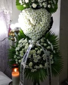 Condolence Heart White Sympathy